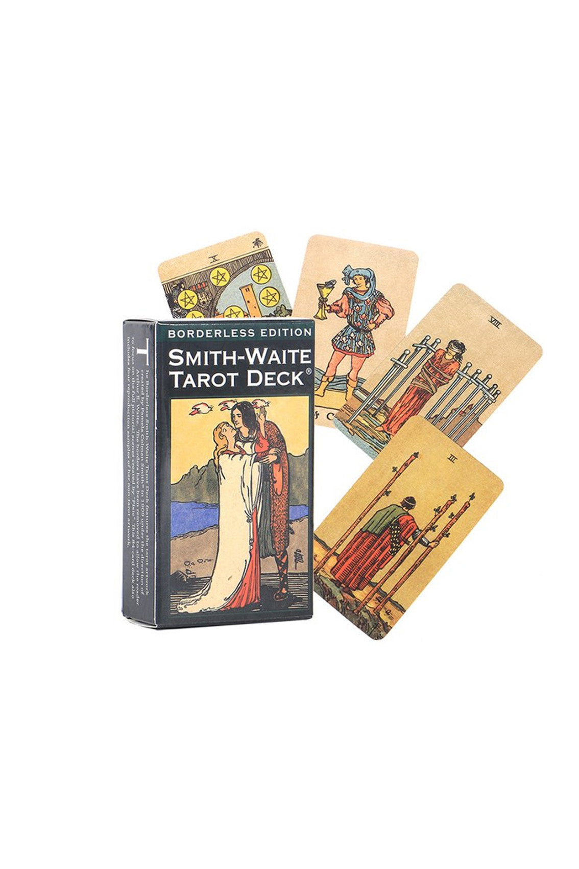 U.S. Games Systems, Inc. > Tarot & Inspiration > Smith-Waite Tarot Deck Borderless” style=”width:100%”></a><figcaption class=